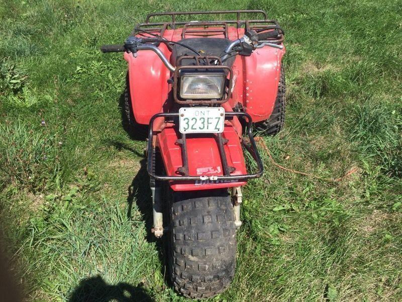 Wanted: 1985 Honda Big Red 250cc - Best Offer