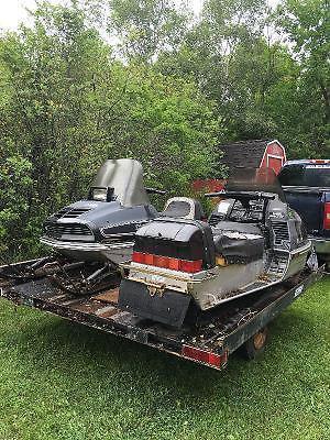 2 Classic Sleds & Trailer