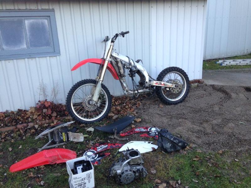 2004 crf 450 part out