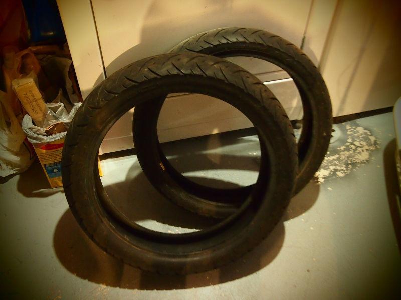 2 crf230m dunlop road tires