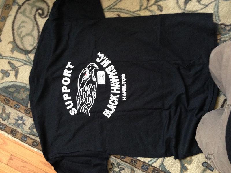 Black Hawk Mc support shirts