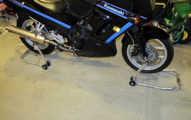 Sport Bike Front and Rear Track Stands