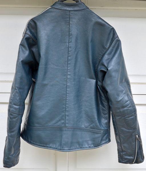 Retro Matching Leather Motorcycle Jacket #42 & Pants w32