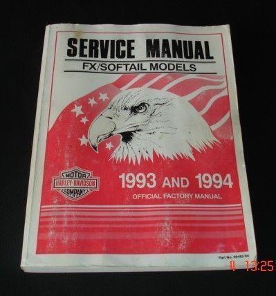 1993 and 1994 FX / Softail Models Service Manual
