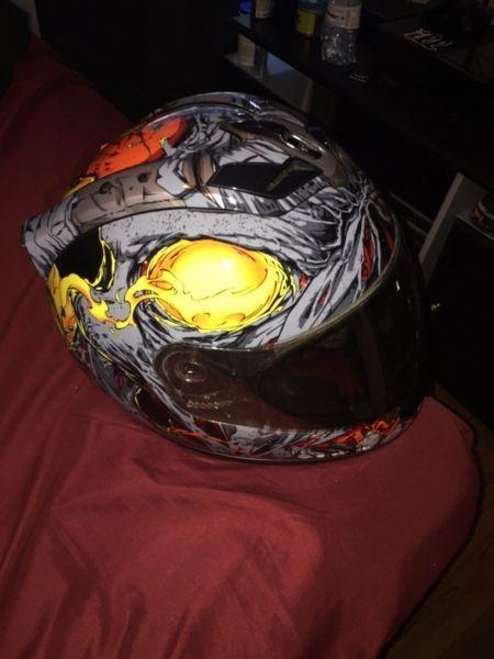 Icon motorcycle helmet