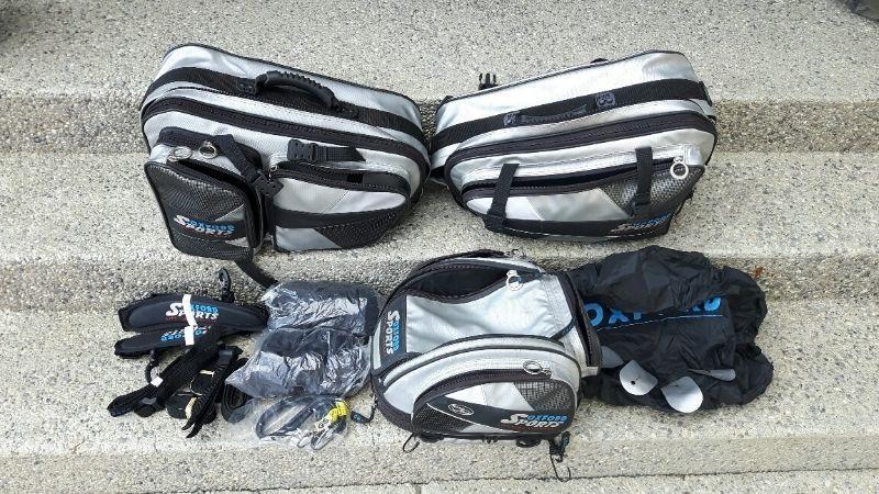 Oxford Sports Soft Panniers and Tail Pack Bags - $120