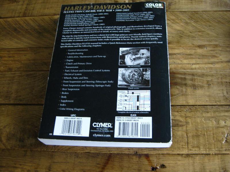 CLYMER Maintenance Manual HARLEY FLS/FXS 2000-2005