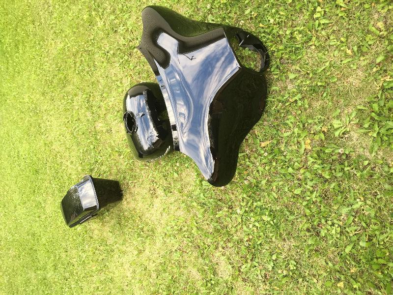 New saddle bags fenders fuel tank and fairings