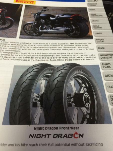 180/60B17 Perelli Night Dragon bike tire