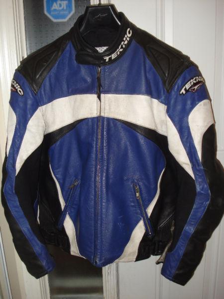 leather motorcocle jacket