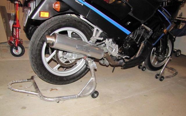 Front and rear Motorcycle Track Stands