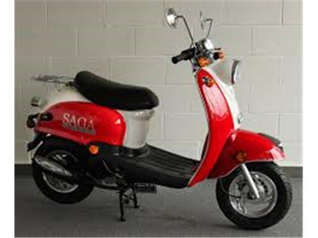 **ON SALE $600.00 OFF** Saga Retro - Gas Scooter 50cc 4 Stroke