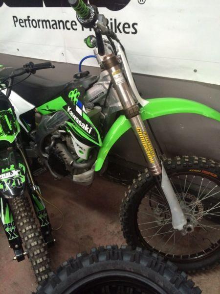 FOR TRADE WITH CASH KX 450 VERY CLEAN BIKE