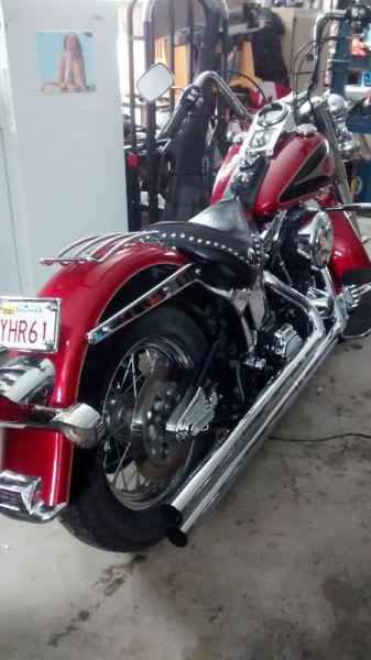 Harley Heritage Softail Custom. Beauty. Lady driven. Need ATV