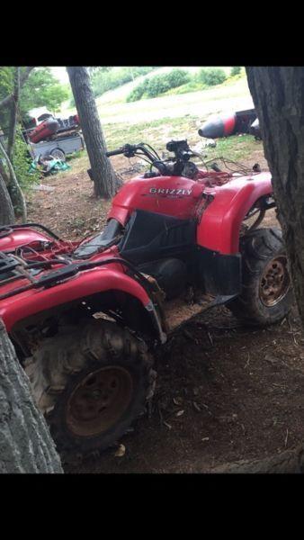 C&C cycles parting out 2006 Yamaha grizzly 660