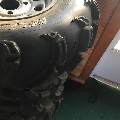 Pirelli Mudweiser ATV Tires and ITP rims fit Yamaha Grizzly