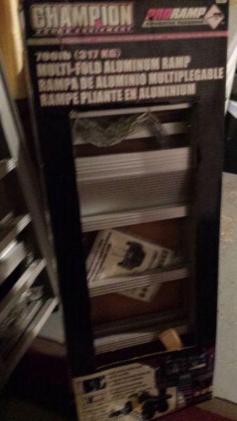 Champion aluminum ramps in package