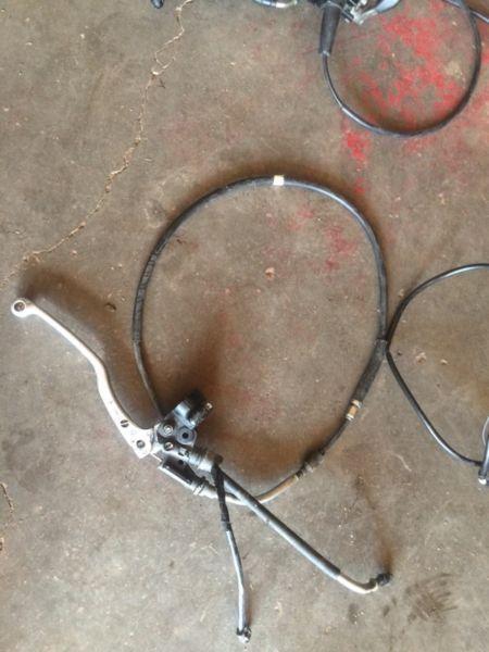 06-09 Suzuki LTR 450R Clutch Lever/Cable Assembly