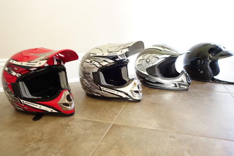 4 Youth, Child, Kids Motocross Helmets