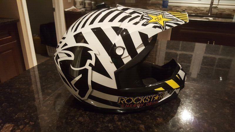 Thor Rockstar Energy helmet for ATV, Motocross, snowmobile