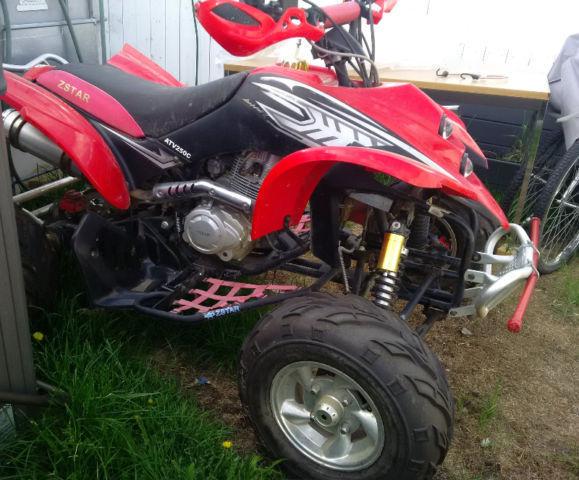 **PRICE REDUCED** FREE BEER WITH QUAD PURCHASE 2011 Zstar 250cc