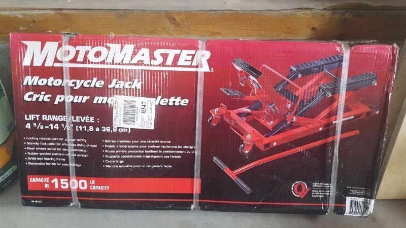 Motormaster motorcycle/quad jack $100