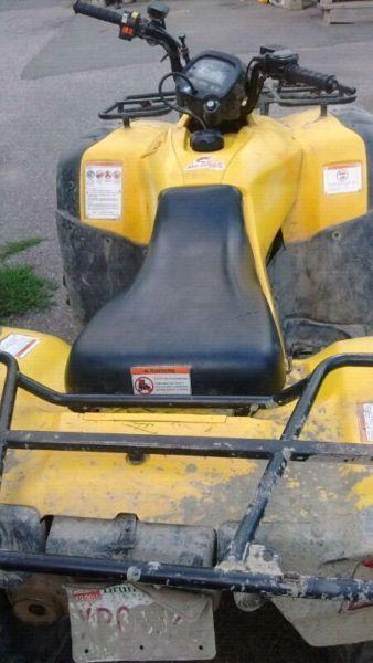 Yellow honda