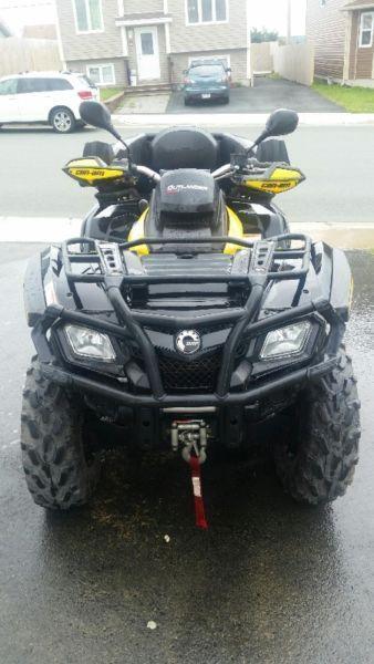2012 Can-Am outlander MAX 800 XTP for sale