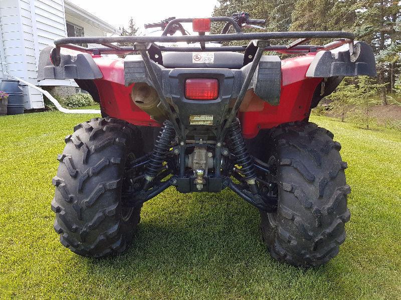 Yamaha Grizzly 700 with passenger seat, heated grups, etc