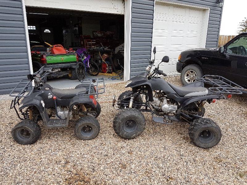 125cc atv. low hours. as new