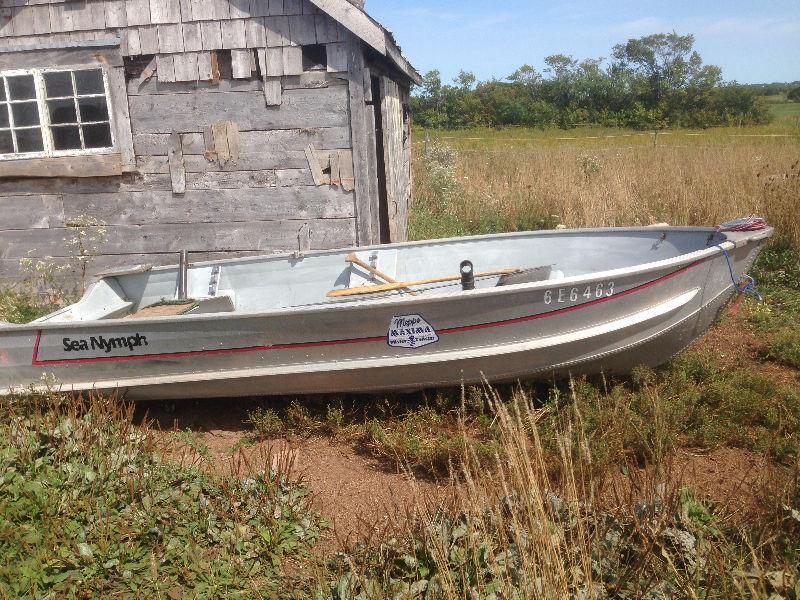 Mint Condition Alum boat Honda motor+cash for ATV