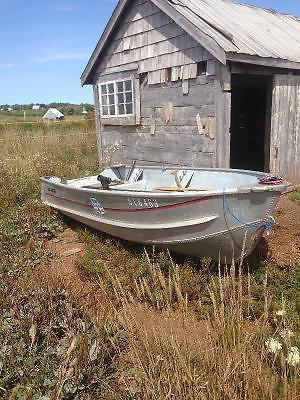 Mint Condition Alum boat Honda motor+cash for ATV