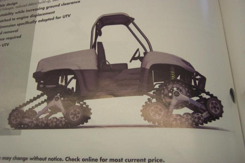 KNAPPS in PRESCOTT sells CAMOPLAST on ATV,,UTV track kits