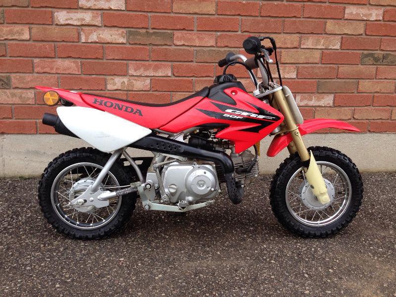 Honda CRF 50 cc dirt bike