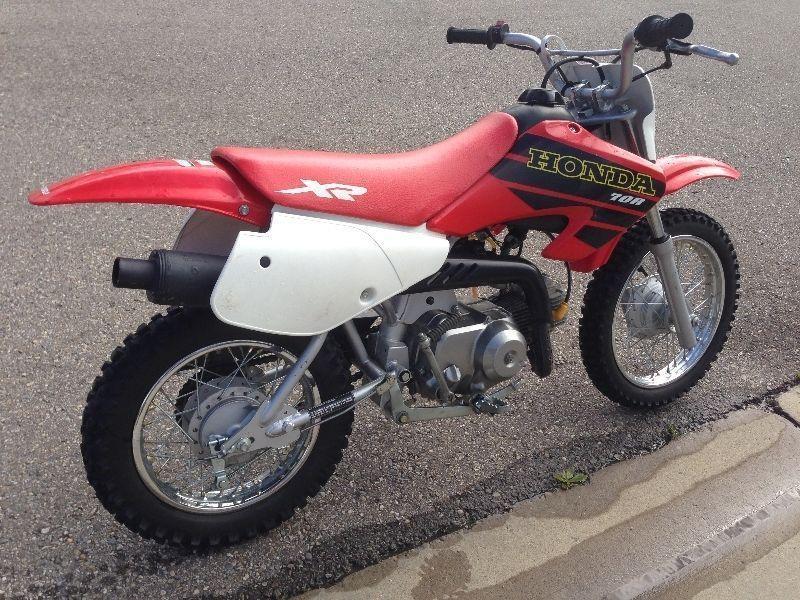 HONDA XR70R (CRF70F) 4-STROKE CHERRY CONDITION SUPER LOW HOURS