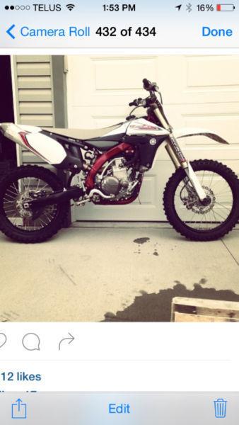 Customer 2012 yz450