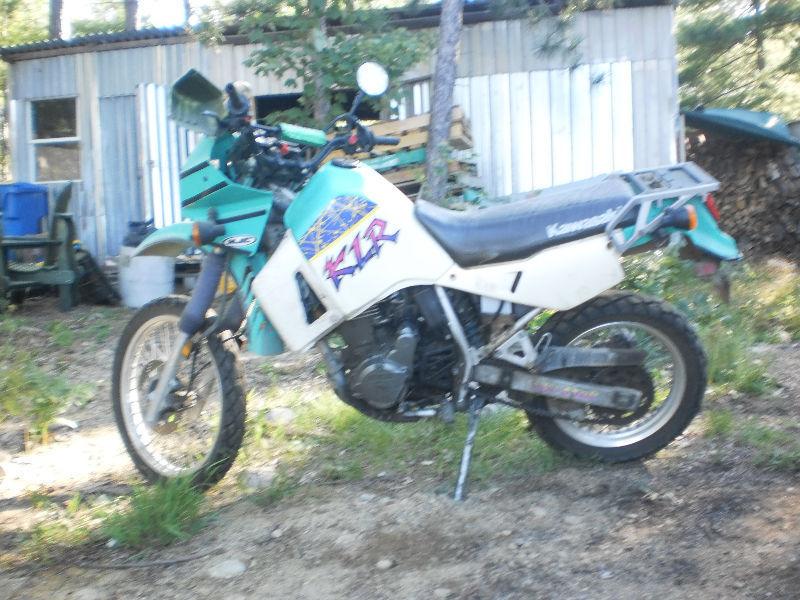 KLR 650 with replaced engine
