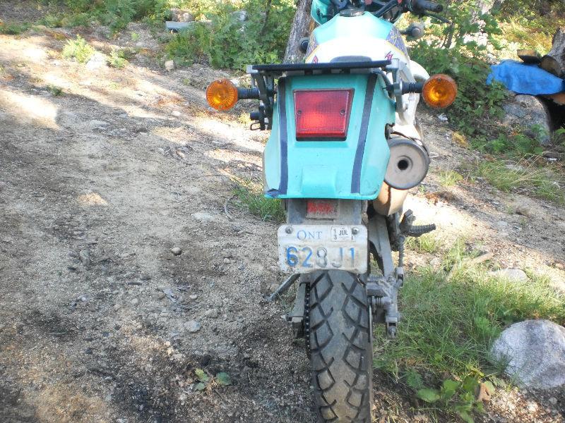 KLR 650 with replaced engine