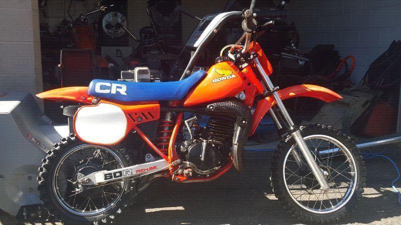 RARE 1983 CR60R and 1986 CR80R