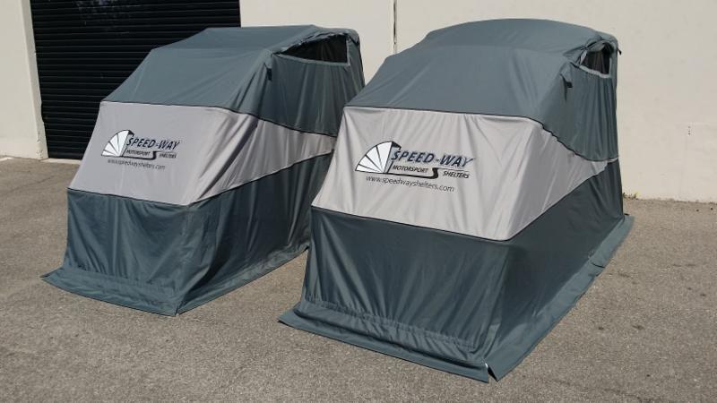 Retractable Motorcycle covers and shelter. Quick Easy and Secure