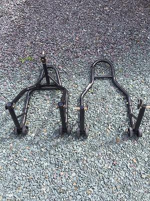 Sport bike stands front and rear