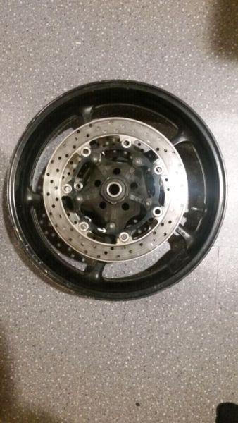 R6 rims with rotors