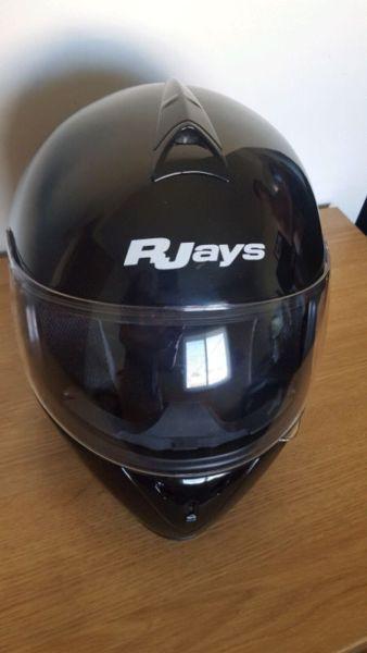 Just like new condition motorcycle helmet and jacket