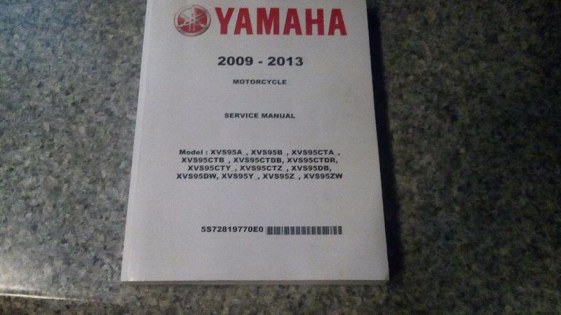 Yamaha 2009-2013 Motorcycle Service Manual