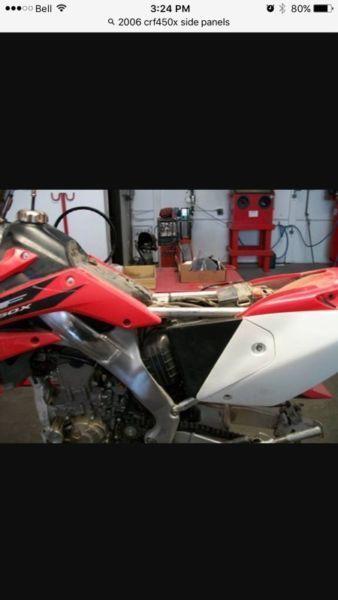 Wanted: WTB: CRF450x side panels