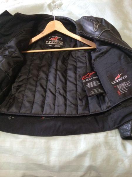 Alpinestar leather motorcycle jacket