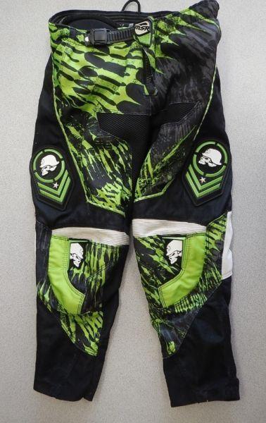 Kids Riding Gear Chest Protector Pants Jersey