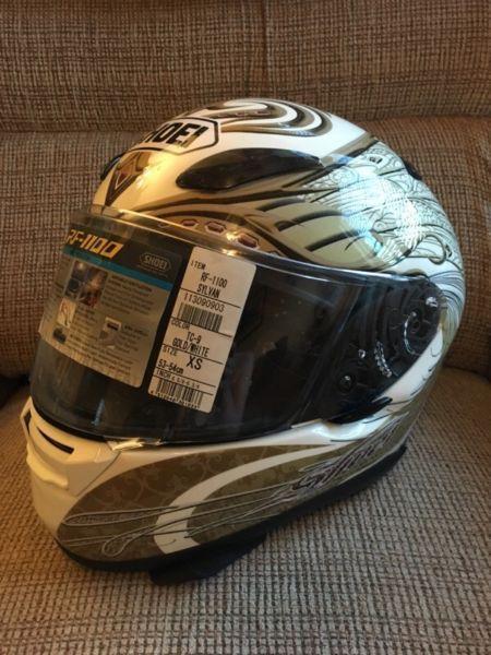 Ladies Shoei Motorcycle Helmet XS