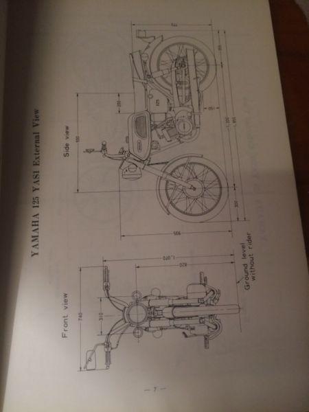 1968 Yamaha 125 YAS1 YAS1-C Service Manual