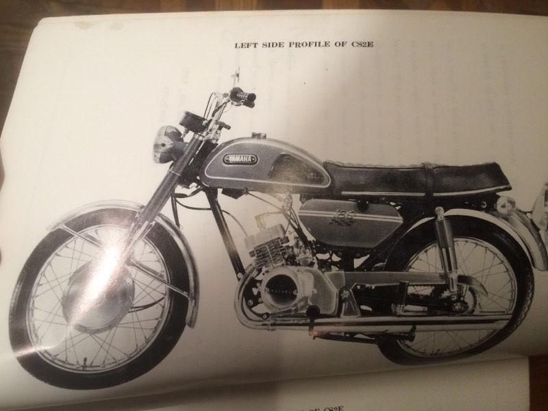 1969 Rare Yamaha CS2E 180cc Service Manual